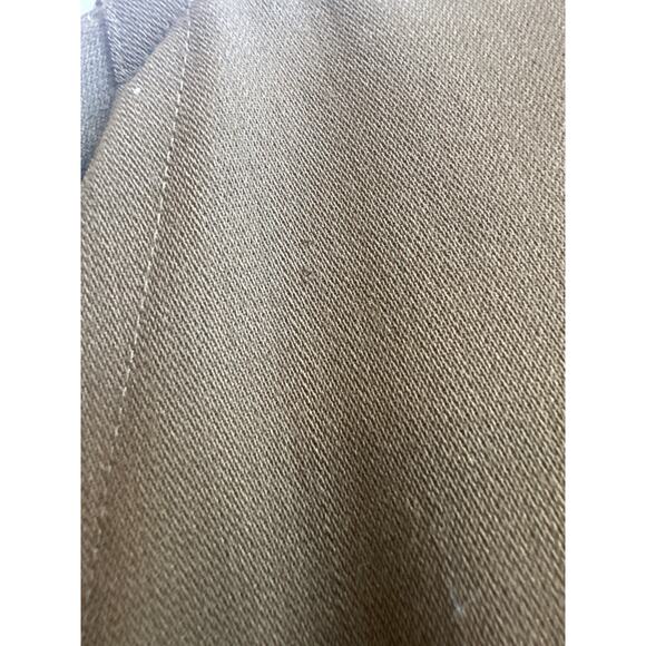 Company by Ellen Tracy Wool Blend Army/ Olive Green Collar Button Down Top - Picture 10 of 11